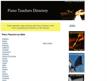 Tablet Screenshot of pianoteachersdirectory.com